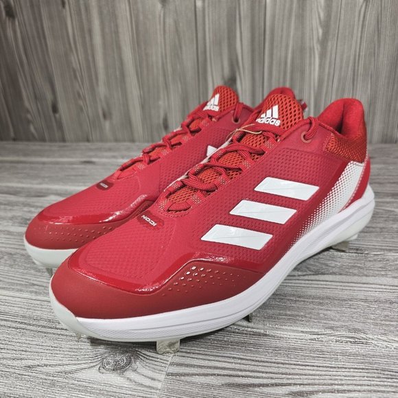 Adidas Icon 7 Boost Baseball Metal Cleats-White/Red-S23861- Men\'s Size 12.5 NEW main image 7